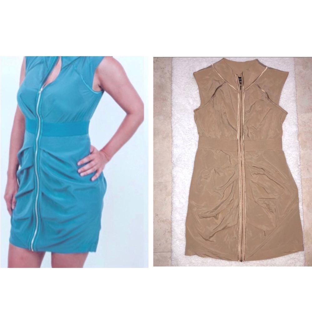 Bebe zip Bodycon Dress